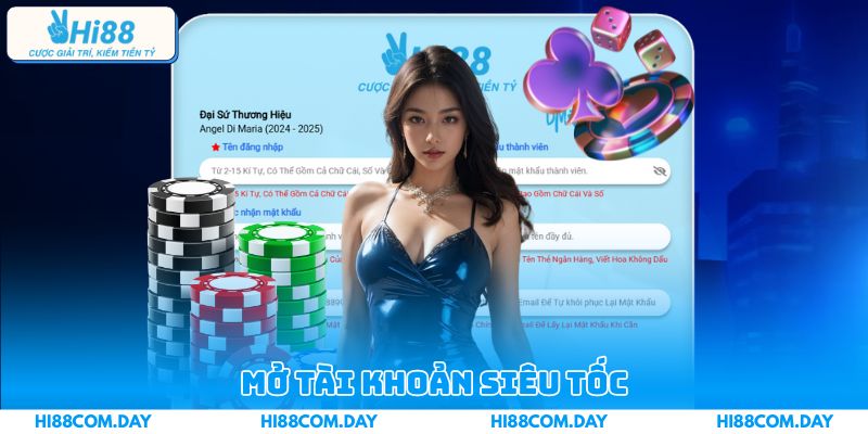 Chia sẻ cách mở tài khoản siêu tốc để chơi cược tại nhà cái